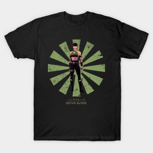 Sonya Blade Retro Japanese Mortal Kombat T-Shirt